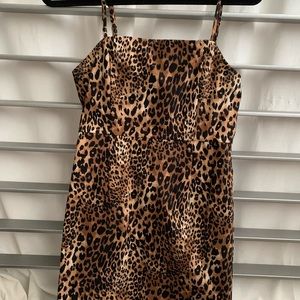 Leopard mini dress